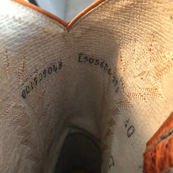 Larry Mahan Vintage Western Full Quill Ostrich Boots - Picture 8 of 15